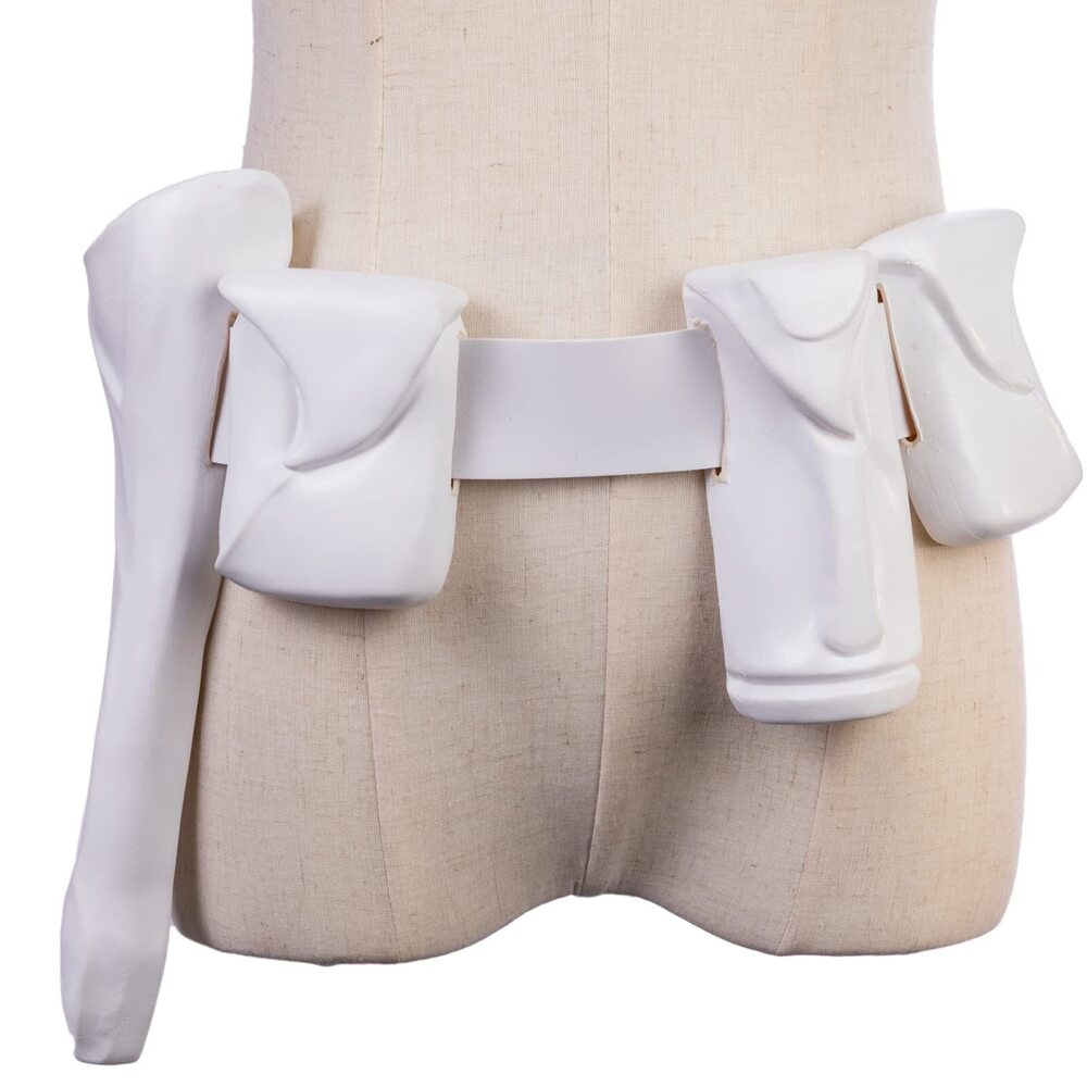 5454 Cosplay Belt White Prop Costume - Picture 4 of 9